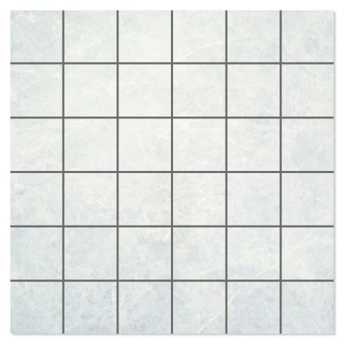 Marmor Mosaik  Klinker Firenze Ljusgrå Matt 30x30 (5x5) cm